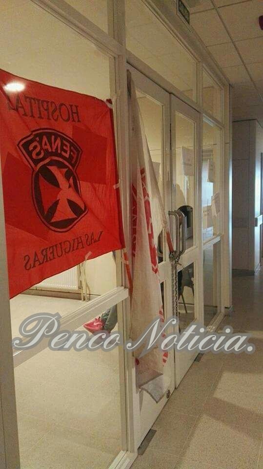 En estos momentos Dirigentes Regionales y Dirigentes del Hospital Penco lirquen se encuentran detenidos en la comiseria de Penco.