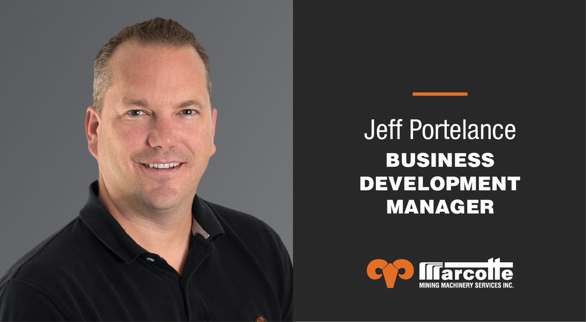 MarcotteMining's tweet photo. Welcome Jeff Portelance to #MarcotteMining! His experience make him a key addition to the team. #FacesofMining #GenerationsofExpertise #OEM https://t.co/Jkle7lPQB3