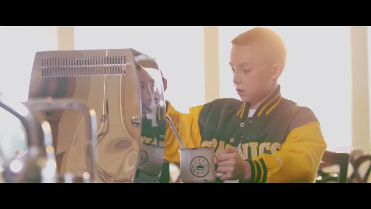 DutchBros's tweet photo. Hey that's a nice mug you have there @macklemore 😎 S/O to you and @lilyachty for the love! #marmalade https://t.co/SO3w2cokqW