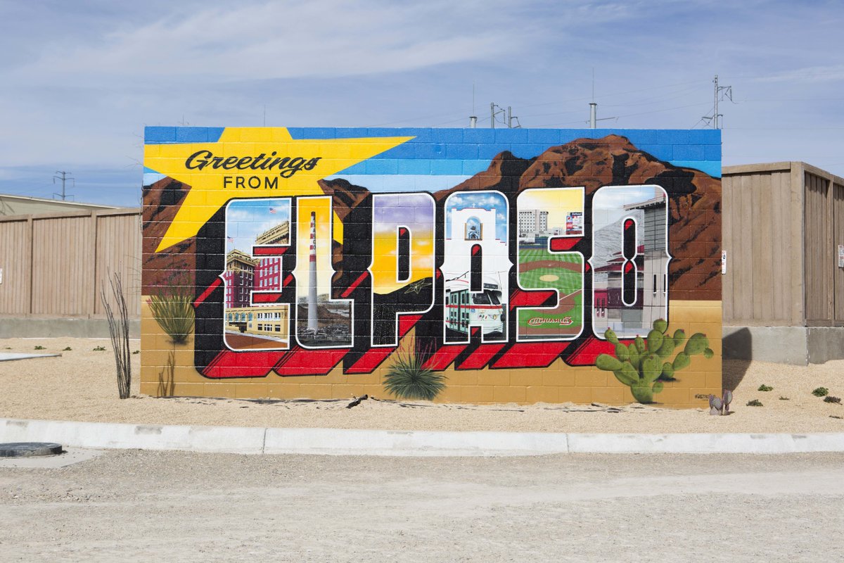 VisitElPasoTX's tweet photo. #ElPaso is home to so many amazing murals, but this is definitely one of our favorites! https://t.co/Rap4ZkC0fn