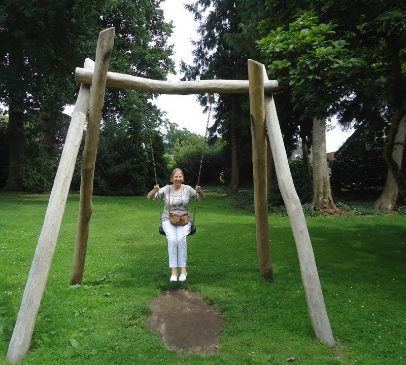 oefenen voor de #rollatorloop op 6 september in Amsterdam in #Ramswoerthe.