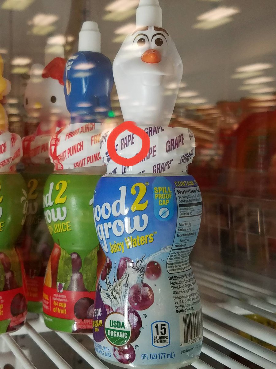 Andrea_Howe's tweet image. Grammar in the Wild (sort of): This one isn't grammar, but it's something manufacturers should be aware of and consider when making labels.