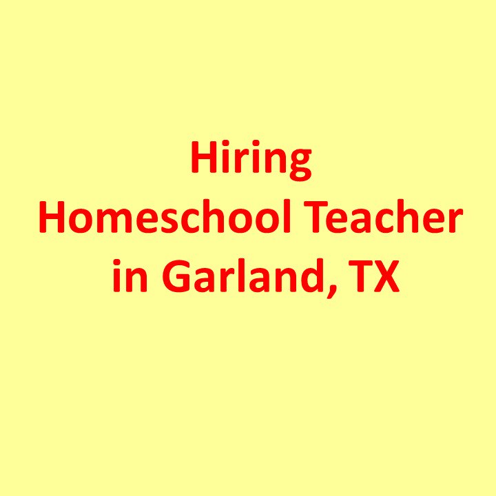 SSHomeschooling's tweet photo. Hiring teacher for 9th grader. Separate from database. https://t.co/MY1xTFaYE2
#hiring #teacherjob #tutorjob #teacher #tutor #homeschool https://t.co/nFgFmYvFeP
