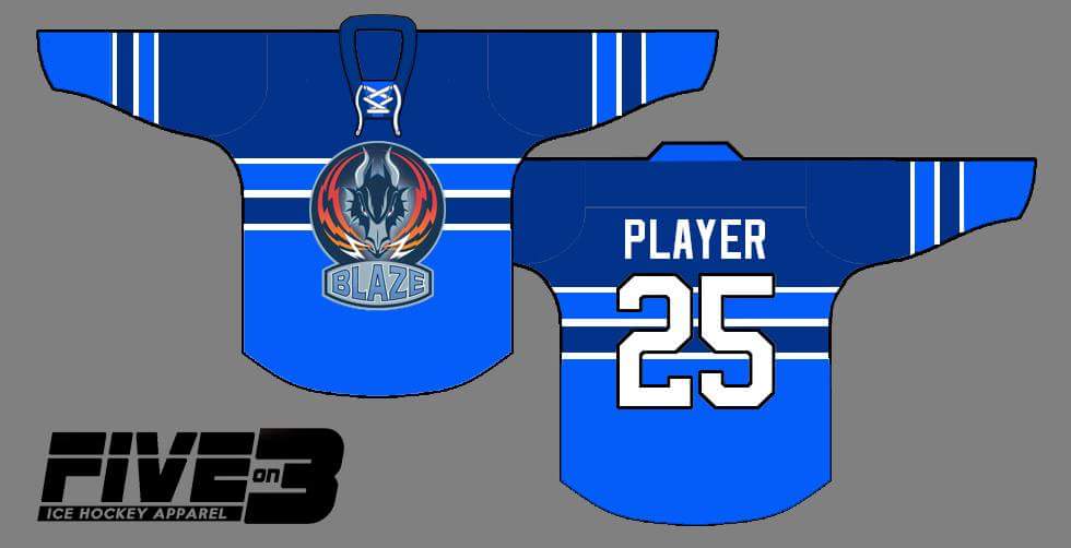 SteveDBrookes's tweet photo. NIHL Bkaze AWAY SHIRT REVEALED for the 2017/18 season. Once again, special THANKS #FiveOn3 We will soon be announcing our OWN & LOAN offer. https://t.co/UVCClHVcrN