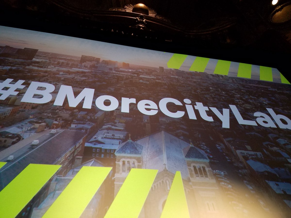 Excited to be at #BMoreCityLab with <a href="/AtlanticLIVE/">AtlanticLIVE</a> <a href="/BloombergDotOrg/">Bloomberg Philanthropies</a> <a href="/MayorPugh50/">Mayor Catherine Pugh</a> <a href="/AspenInstitute/">The Aspen Institute</a> discussing issues facing Baltimore #MyBmore