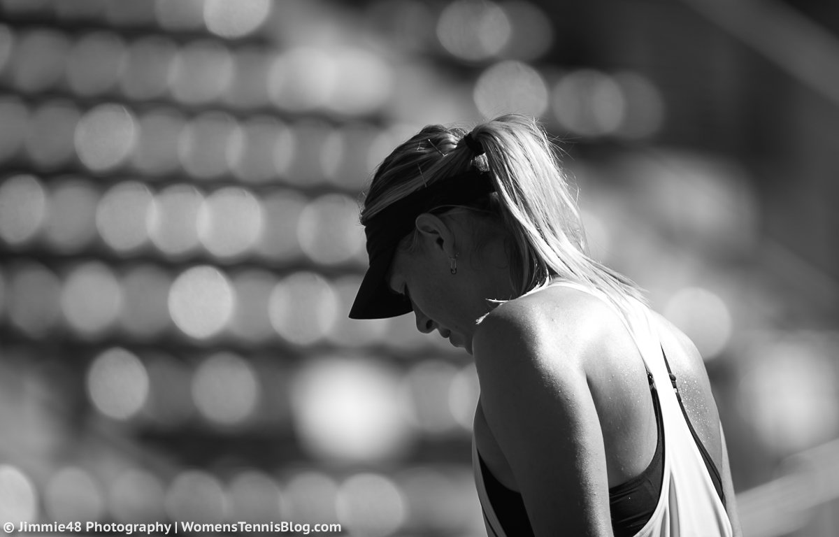 JJlovesTennis's tweet photo. Maria Sharapova is unfortunately forced to withdraw from Stanford due to a left forearm issue. https://t.co/bkIV9hXl3F