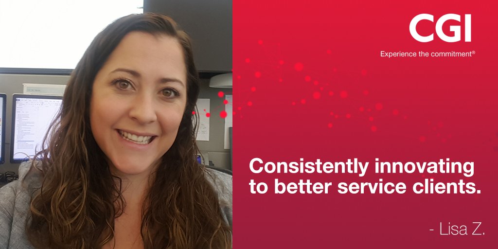 CGI_Global's tweet photo. What makes CGI a #topworkplacesDC? 6 words: Consistently innovating to better service clients. Join us. https://t.co/4EG4gleGCw https://t.co/jApwNzUmhQ