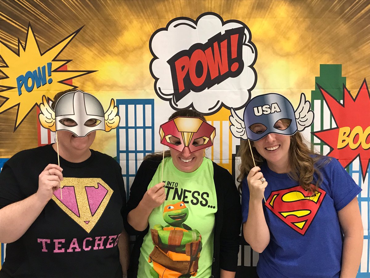 Superheroes teach at Grady!!
