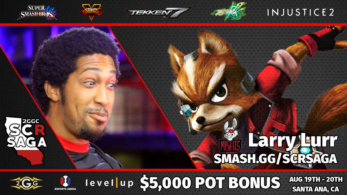 2GGaming's tweet photo. Get ready for the next battle as #SCR2015 Champion @MisfitsGG @LarryLurr steps into the ring! #SCRSaga
https://t.co/Qq0Ld37XFU https://t.co/k2EopGQngh
