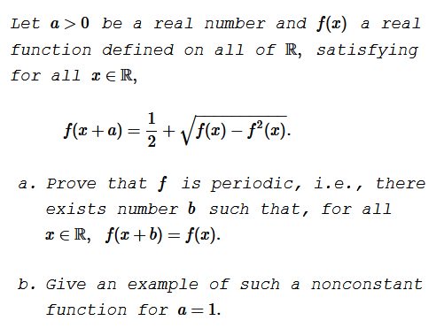 Alexander Bogomolny The Very First Functional Equation At Imo T Co Cekfsjl2pj Figurethat Math Algebra