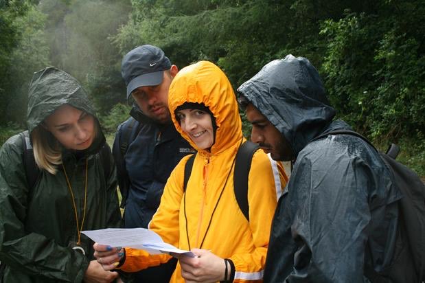 networkEMEA's tweet photo. Our excellent Admin Manager, Ewelina (centre, in yellow) laying down the law as normal &amp; showing who's boss on adventure training last week! https://t.co/X3Ete7lHeY
