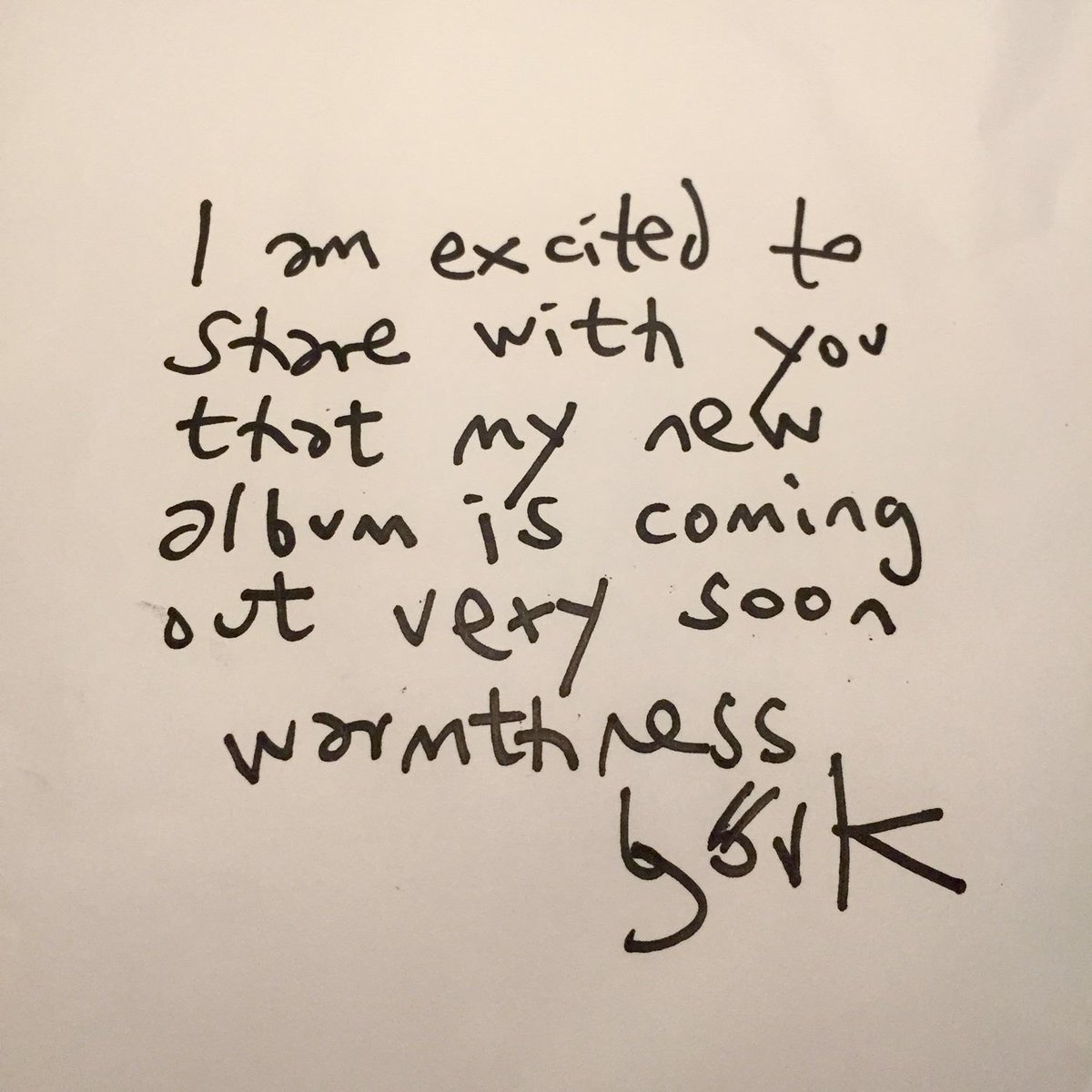 DaniloMezza's tweet photo. #Bjork #newmusic #comingsoon #cantwait https://t.co/Hqa0hr6VyL