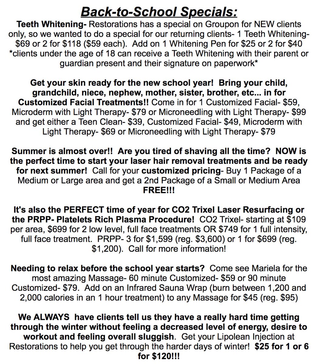 Restore303's tweet image. #massage #energy #allergy #skin #body treatments and more! @GreenwoodDenver #DTC #colorado #denver #specials for #beauty inside and out.