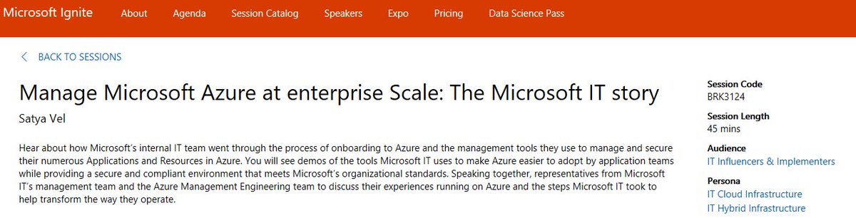 satya_vel's tweet photo. Want to Manage @Azure at Enterprise Scale? Join me and Vaz #MSIgnite session: https://t.co/WUQdD4DOhX. Vaz Rosario is from MSFT IT. https://t.co/3PhkayaAop