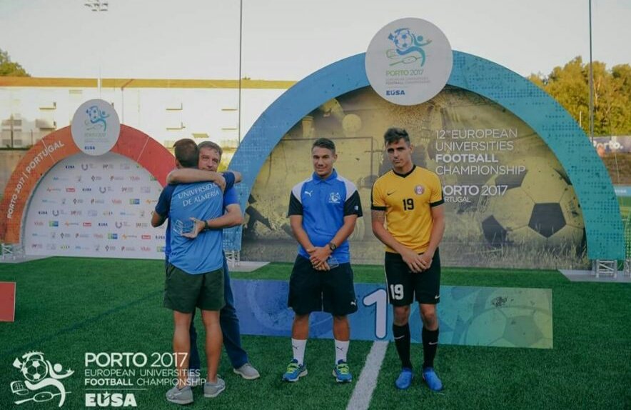 <a href="/EUSAFootball/">EUSA Football</a> <a href="/ualmeria/">Universidad de Almería</a> Premio al Fair Play y Francis León nombrado mejor jugador del campeonato. En la clasificación concluye décima