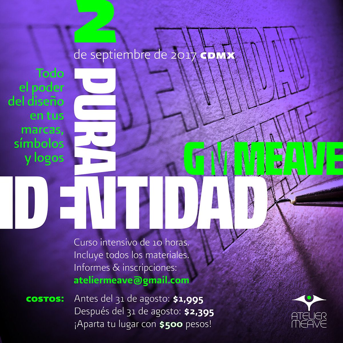 Nuevo curso con nuevos contenidos. Septiembre, CDMX. No te lo pierdas y aparta ya tu lugar.

facebook.com/events/1542433…