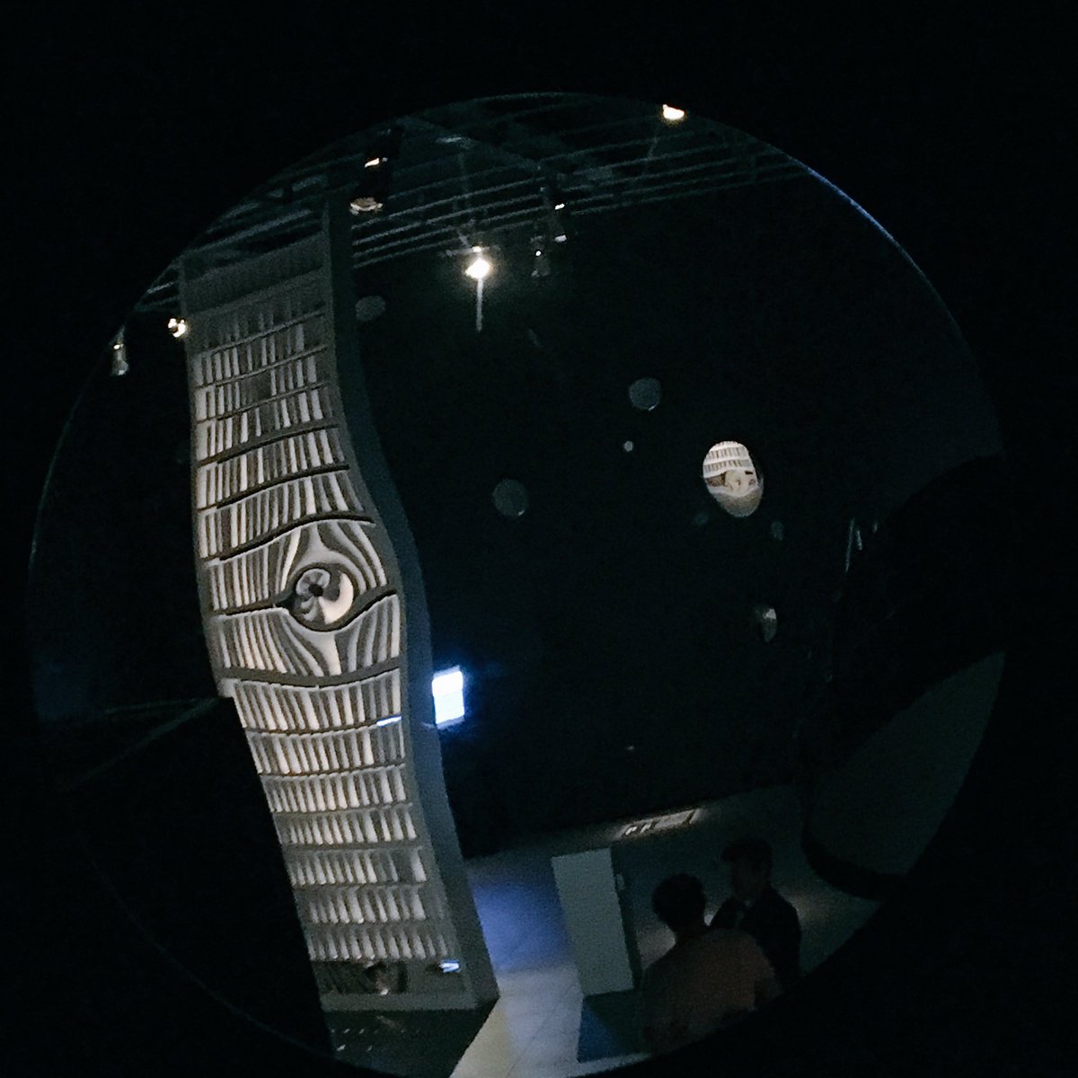 FACT_Liverpool's tweet photo. Observing the observers in The #NewObservatory. Feel a bit like security... #FACTLates https://t.co/gR2ukBw2jl