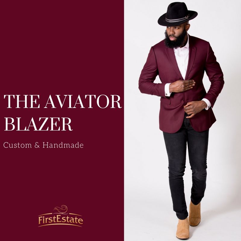 FirstEstateCEO's tweet image. This classic burgundy 2 button blazer makes you standout from the crowd. It's the Aviator custom handmade blazer. #suits #menswear #menstyle
