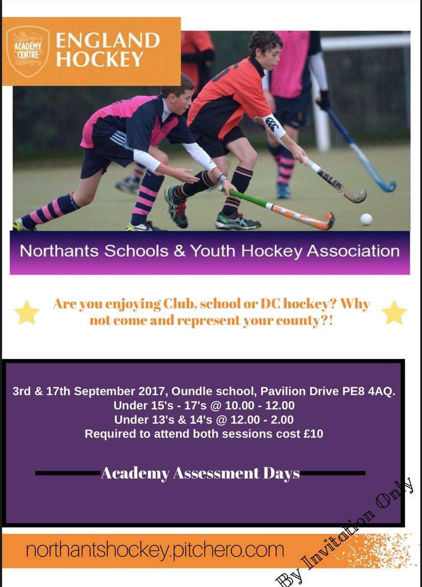 NorthantsSYHA's tweet photo. Invertatoins are out for @NorthantsSYHA assessment days check you inboxes, and follow the link to register &amp; tell us your coming. https://t.co/LLLzo1OZnM