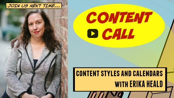 MrScottMurray's tweet photo. This week's #ContentHero is @SFerika! We discuss style guides & editorial calendars on tonight's podcast! #ContentMarketing https://t.co/X2cdAcNtbL