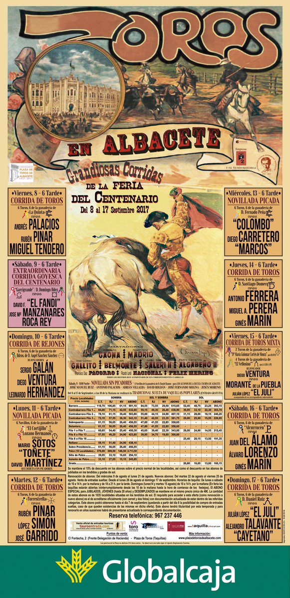 ACTUALIDAD.- Ilustración del cartel de la feria taurina de Albacete burladero.tv/actualidad/ilu…