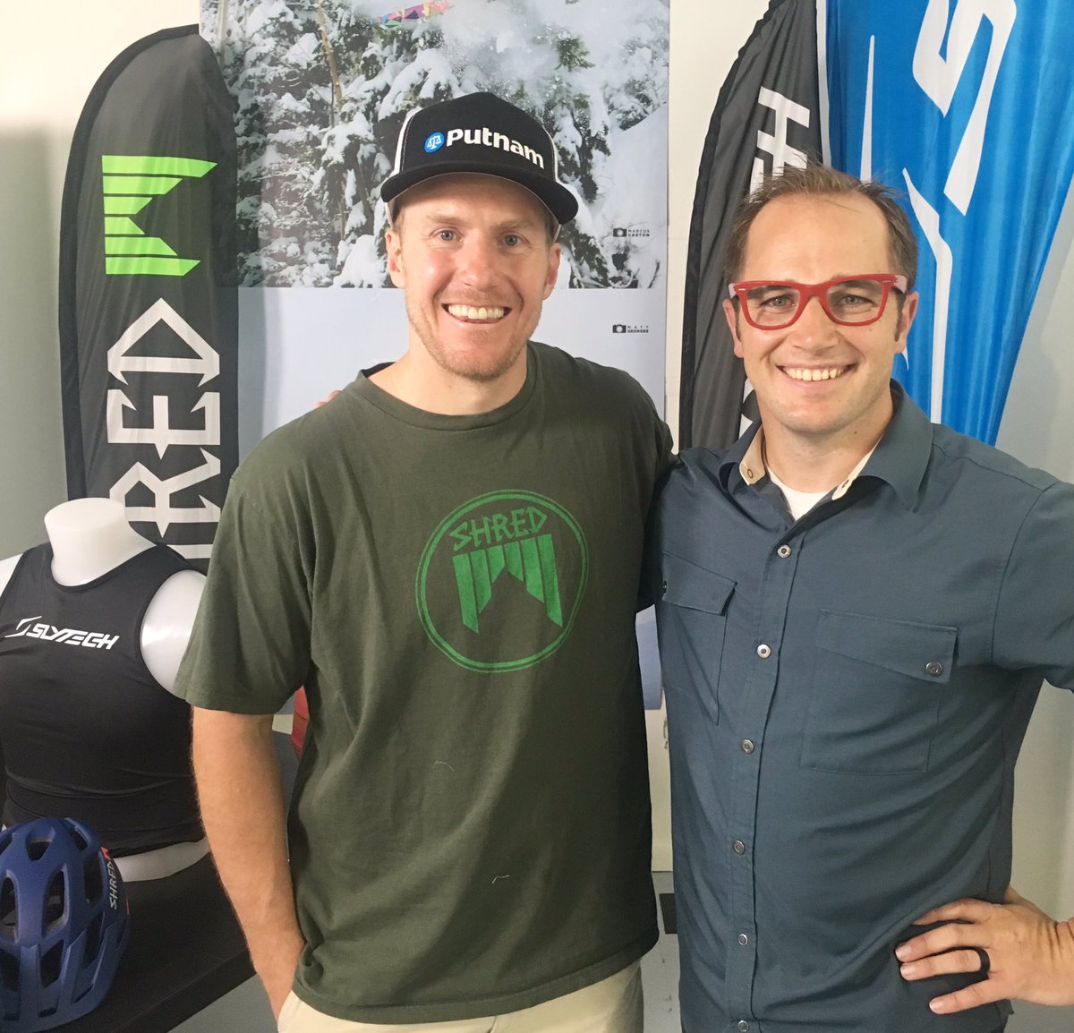 adam_buchanan's tweet photo. Fun Live show for #experticity with @tedligety talking @SHREDoptics today. 🥇👊🏻 https://t.co/pvCzflxZms