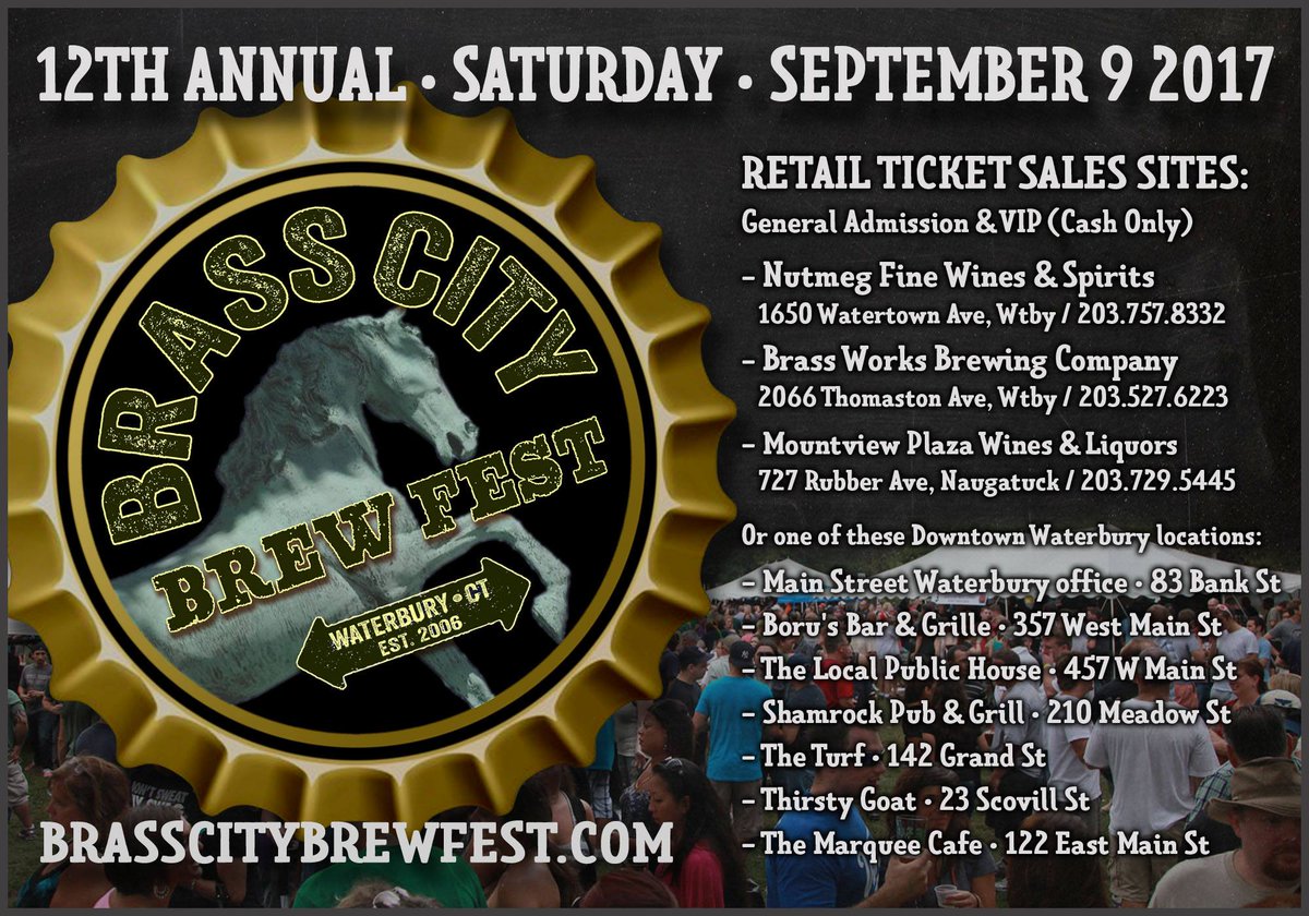 We are almost a month away! Visit brasscitybrewfest.com for ticket info!  #BrassCityBrewFest