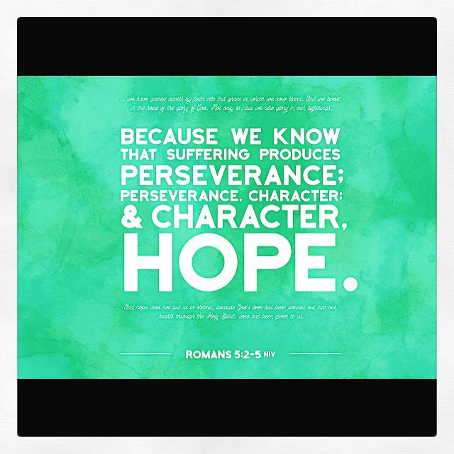 HawkAdmissions's tweet photo. #scripturewednesday #Romans5 https://t.co/3ZvtpGVXen