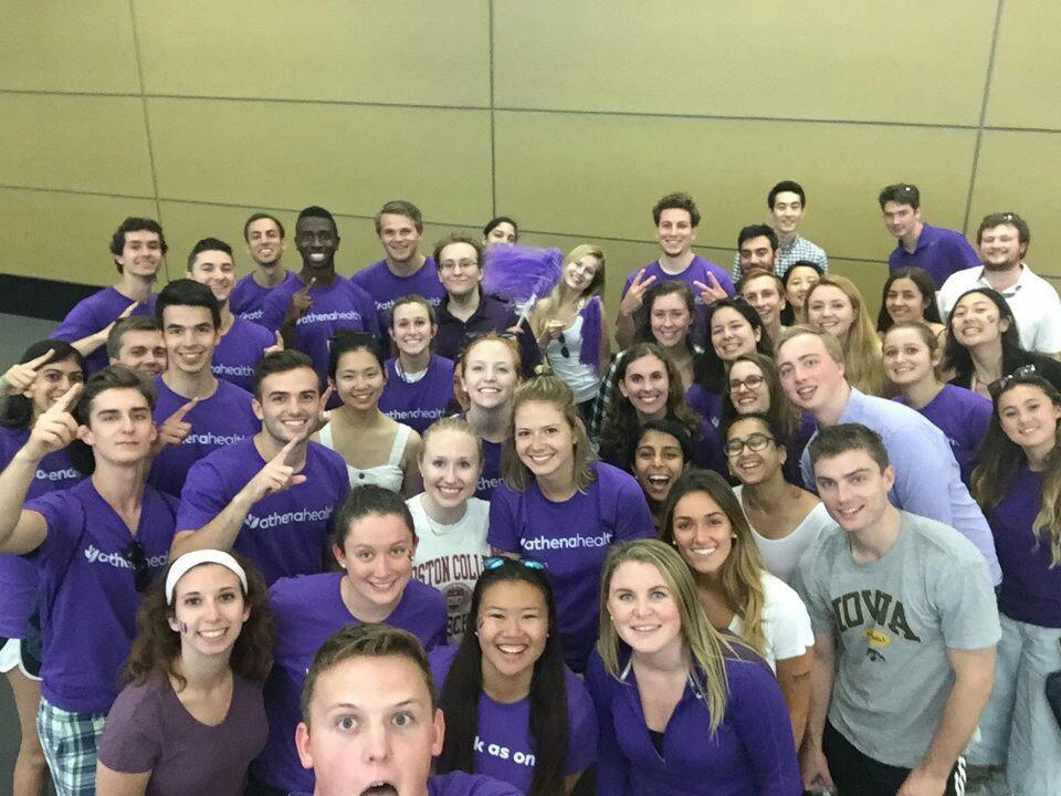 Rain can't stop us #InternBattle #athenaculture