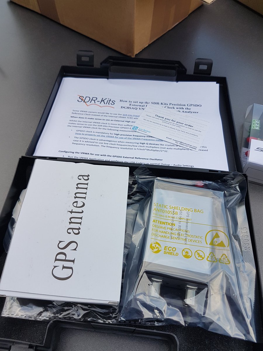 Fx10_'s tweet image. It finally arrived 👍😁 #gpsdo  #rsp2pro some logs and a map... 
Logbooks are a bit tiny to fill out with my writing 🤔
#hamr