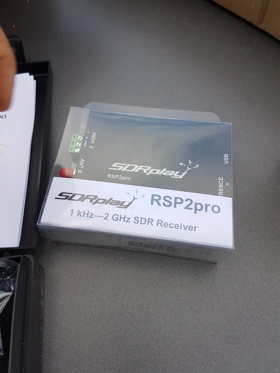 Fx10_'s tweet image. It finally arrived 👍😁 #gpsdo  #rsp2pro some logs and a map... 
Logbooks are a bit tiny to fill out with my writing 🤔
#hamr