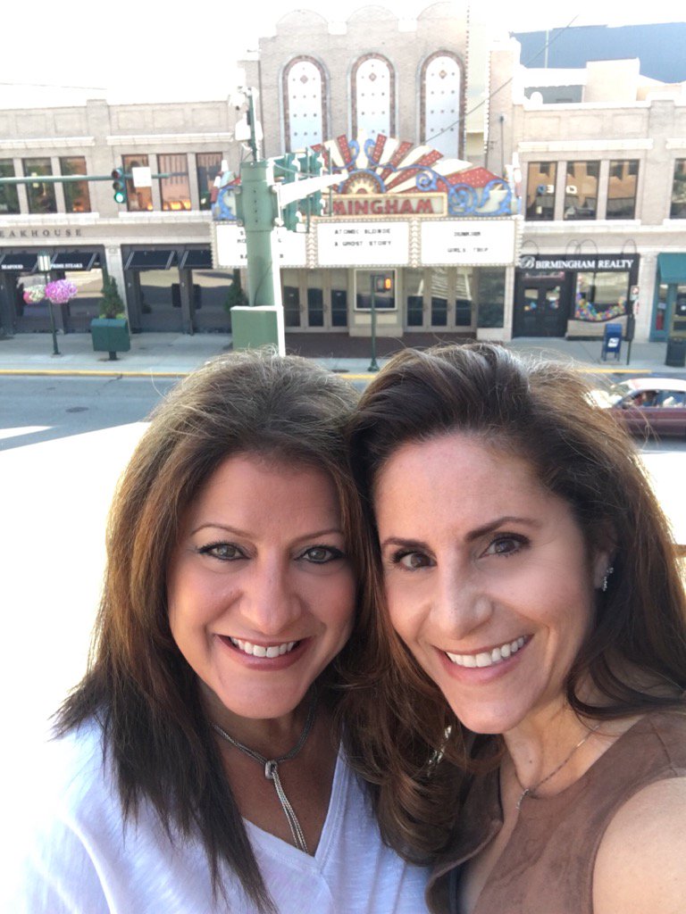 LucineTarman's tweet photo. The Vista Deck at our office is finally done! Celebratory selfie with Nicole McAvoy! 😀☀️🎉
#KWDomain
#Birmingham https://t.co/ILl4GeS32M