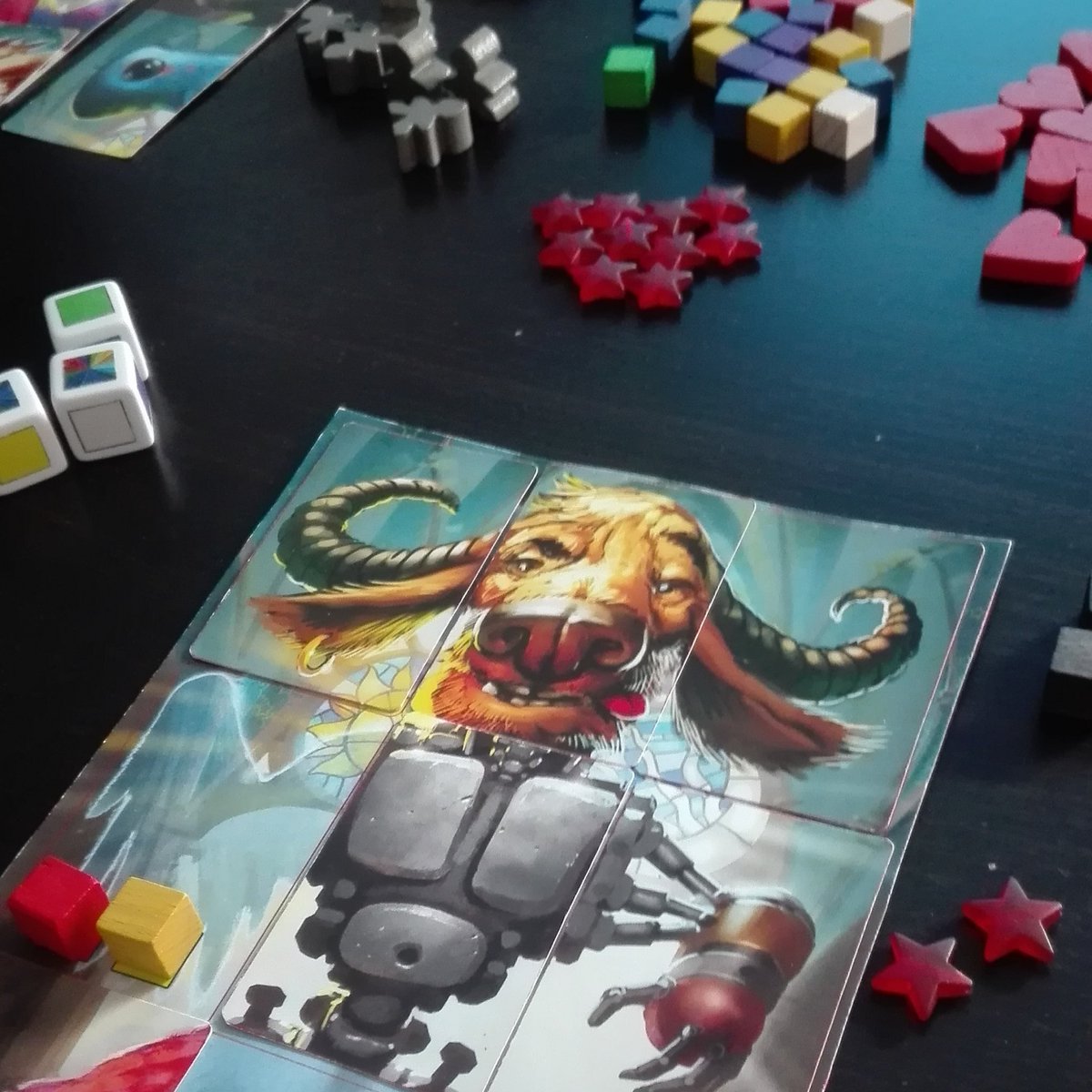 cuberelic's tweet photo. Meet Fantastic Beast! 😁 Kickstarter soon.
 #alakazoogame #cuberelic #boardgames #bgg #boardgamegeek https://t.co/Y22bAKLTT9