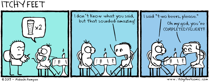TLILanguages's tweet photo. Not seeing much obvious improvement in your language skills? You're still progressing! https://t.co/KVhHOT99vv by @ItchyFeetComic #fluent https://t.co/nw4oA3Lsgq