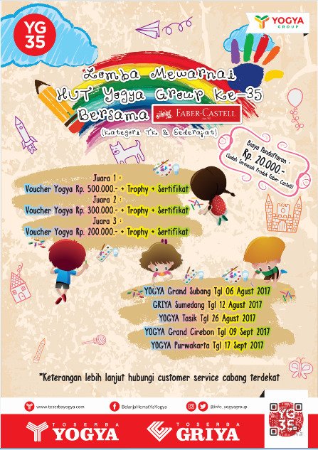 Ada lomba mewarnai buat putra/i lagi tgl 6agustus Yu segera daftrakan sekarang jg 😊😎 cc:@InfoSunda <a href="/FaberCastell/">Faber-Castell</a> <a href="/kotaSUBANG/">IG kotasubang</a> <a href="/SangBuahHati/">Sang Buah Hati (SBH)</a>