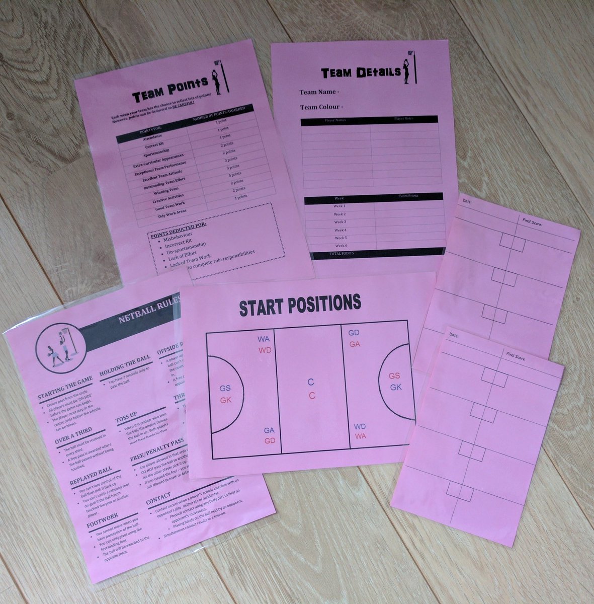 MissHWainwright's tweet photo. Netball sport education unit all ready and prepared for September! 🏐👌🏽 #NQT #NewYearNewIdeas #SportEd #Netball https://t.co/4Z1opkPG63