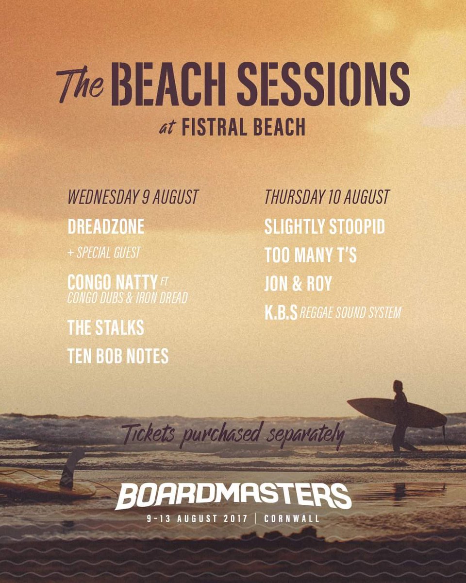 This time next week TBN @ #thebeachsessions <a href="/boardmasters/">Boardmasters</a>  there's still time to get tickets before it's too late 🤘boardmasters.co.uk/tickets