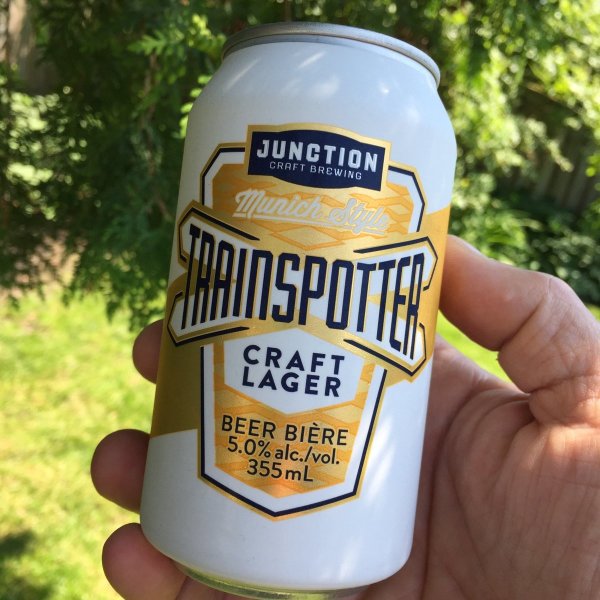 JUNCTION_CRAFT's tweet photo. Q: What will be the first beer on our new canning machine? 
A: Our award winning TRAINSPOTTER Munich Helles Lager 
#BookIt 🚂 #355mL #Lowboys https://t.co/QZ11c8AZ5Z