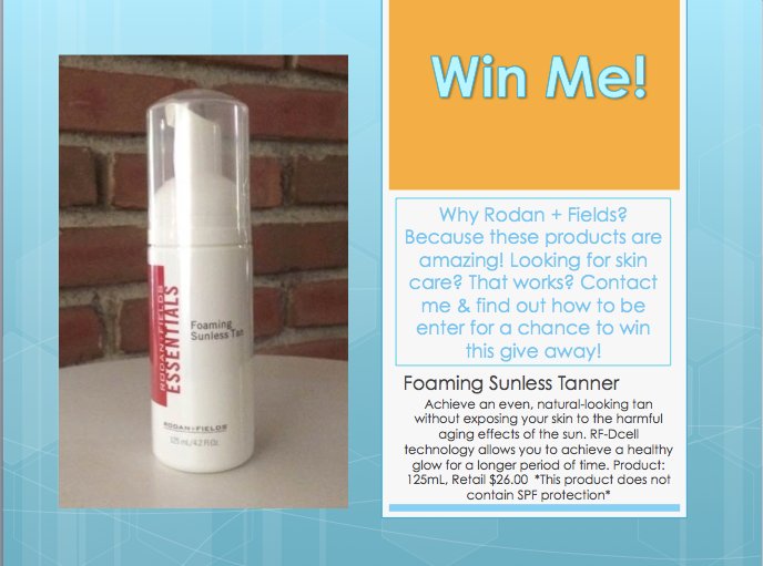 HCapra's tweet image. I love sunny days! How about you? To celebrate I am offering a chance to win this amazing sunless tanner. Contact me for details.
