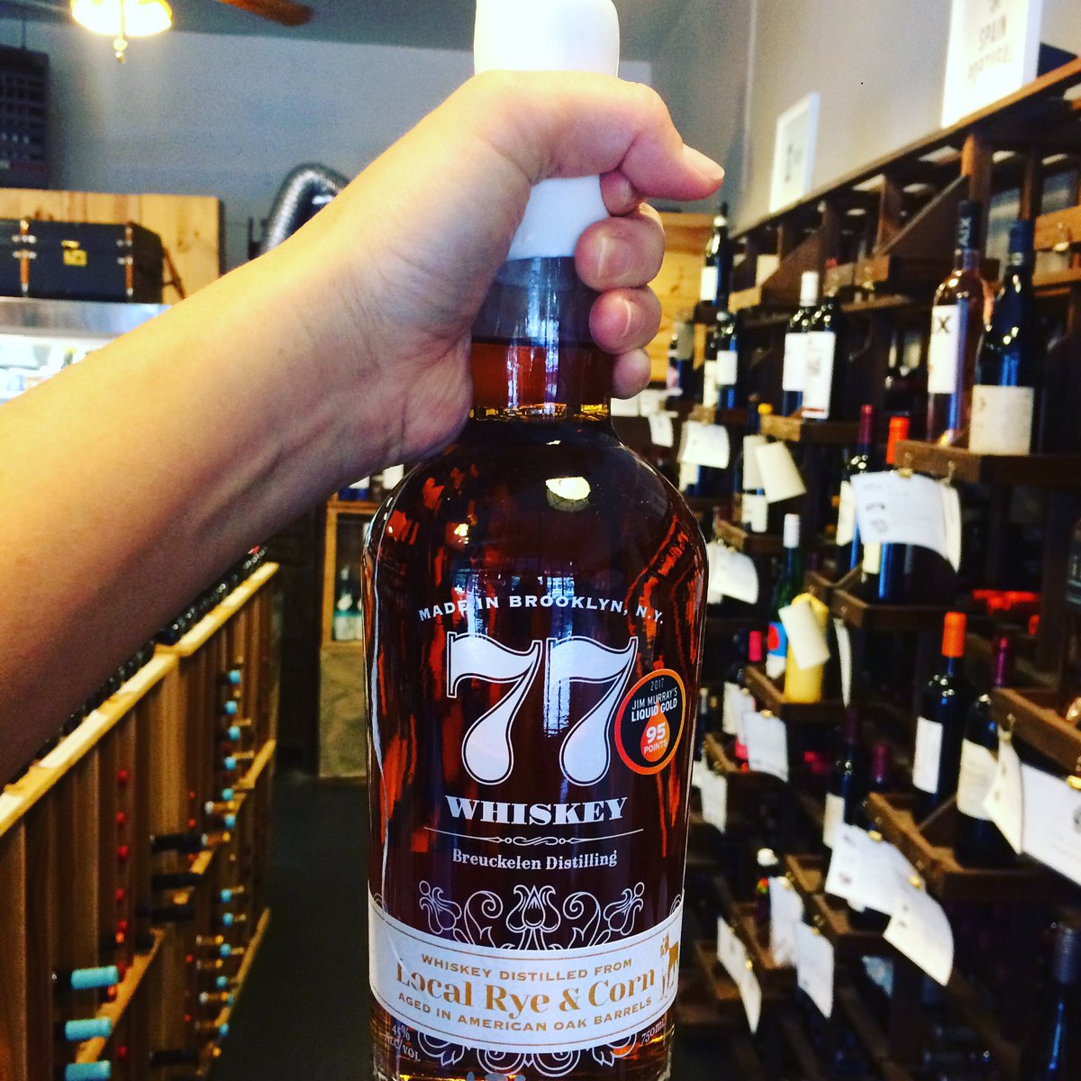 Hot damn our friends @breuckelendistilling got 95 points from Jim Murray's liquid gold 🥃🏆#brooklynmade #whiskey