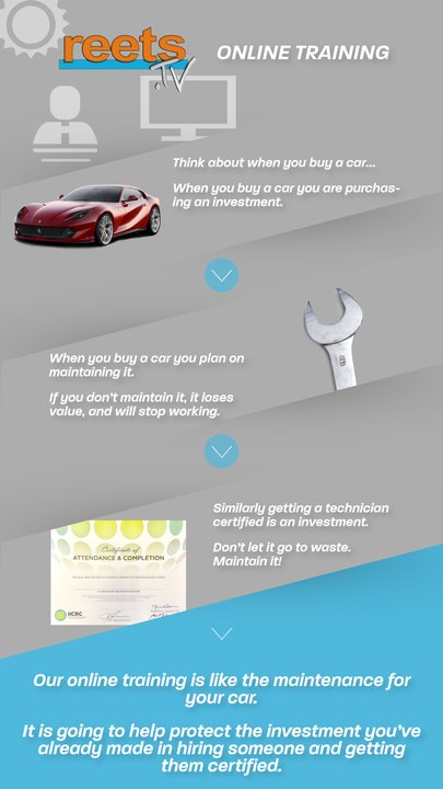 rebekahbeilen's tweet image. Maintenance is key! Maintain your employee's education with ReetsTV. #howwedry #reetsdryingacademy