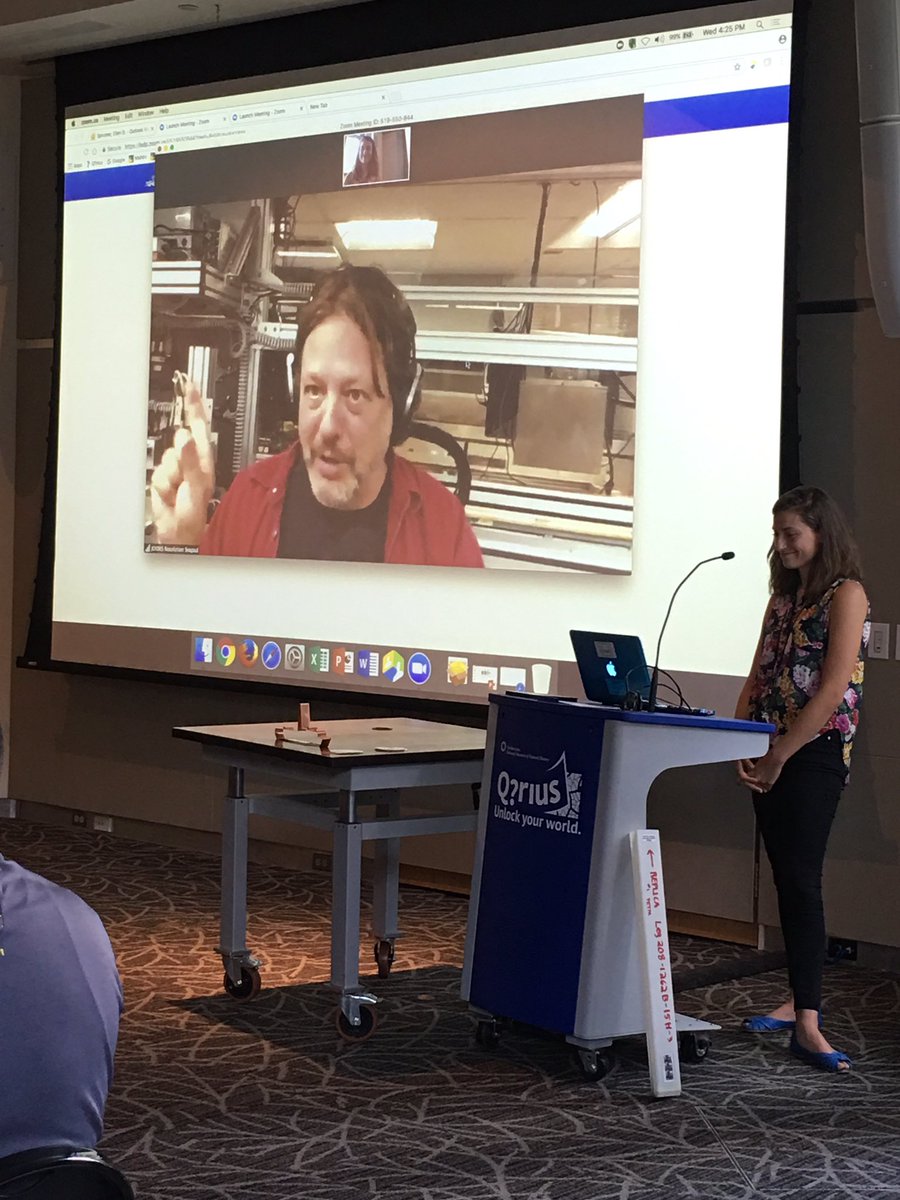 AmyLWDAmico's tweet photo. @TheJR thanks for the chat ❤️ hearing about Zealandia @NMNH @SmithsonianScie #sseats17 #education #STEM #PD https://t.co/NEF6W9Z0XL