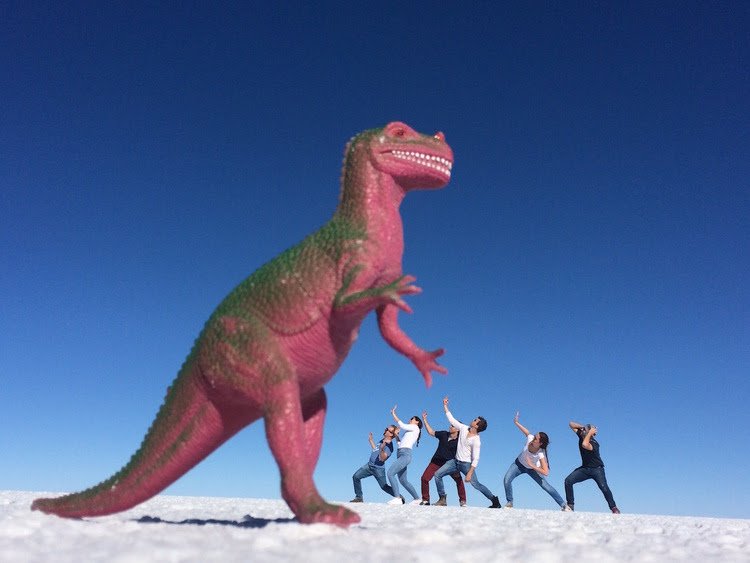 Some of our freelance photographers in the travel group did this for us- what can we say we're a fun group 😂😂