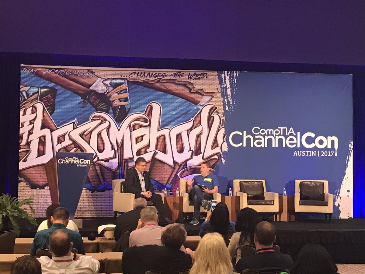 ronculler's tweet photo. @phat_hobbit how compliance is going to effect Cybersecurity going forward. #ChannelCon2017 https://t.co/YeenvgfT09