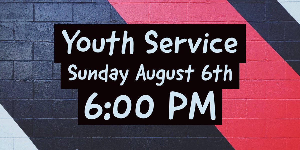 crosspointbg's tweet image. We have Youth Service this Sunday at 6:00. Our very own Youth Pastor Matt Jackson will be speaking. See you there!