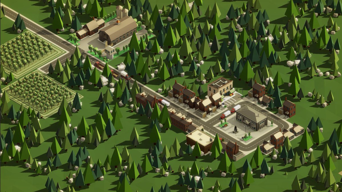 ProjectAutomata's tweet image. Whew, finally added new trees, rocks, doodads and perfected the palette a bit more. Enjoy! #madewithunity #indiedev #gamedev