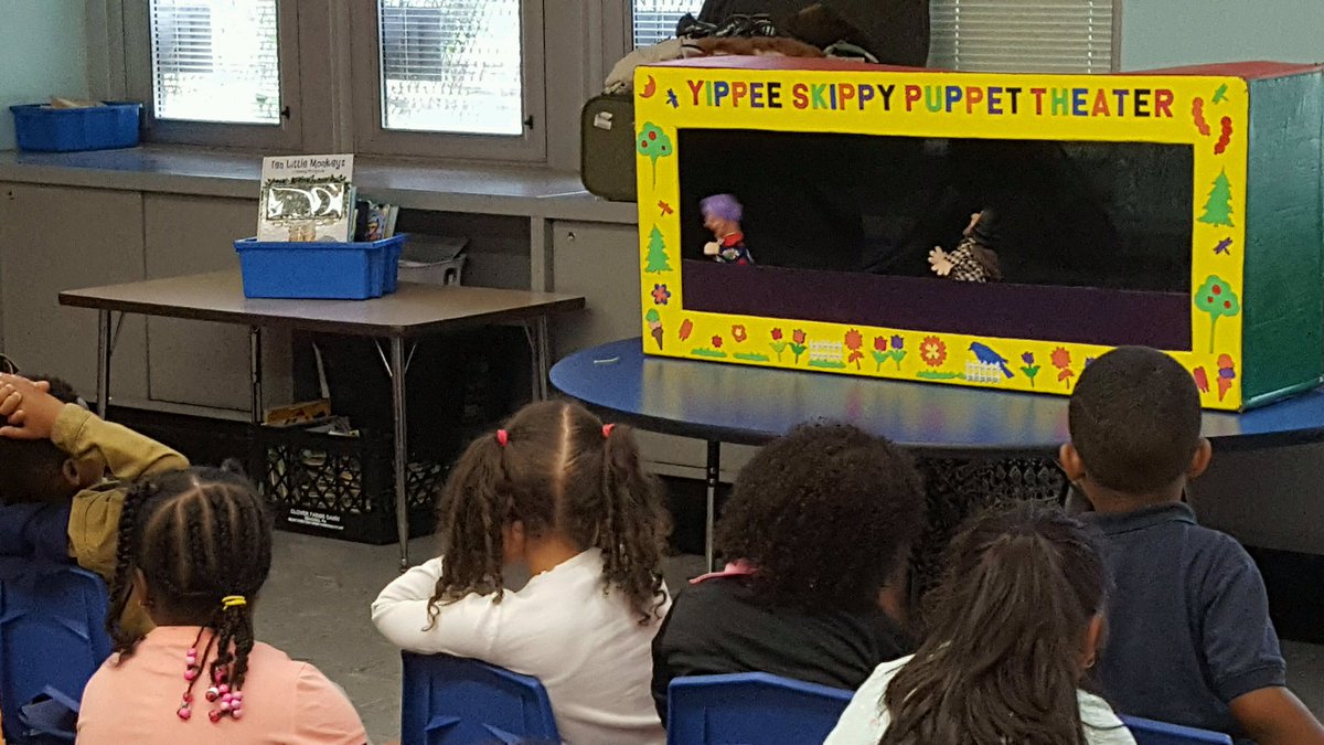 McK_SummerPlus's tweet photo. #Puppet time! #NPS #NPSELT  #Newark #NJ #NewJersey  #ELT #TheArts #YippeeSkippyPuppetTheater 
@ELT_Newark https://t.co/A2qH6qBwwH