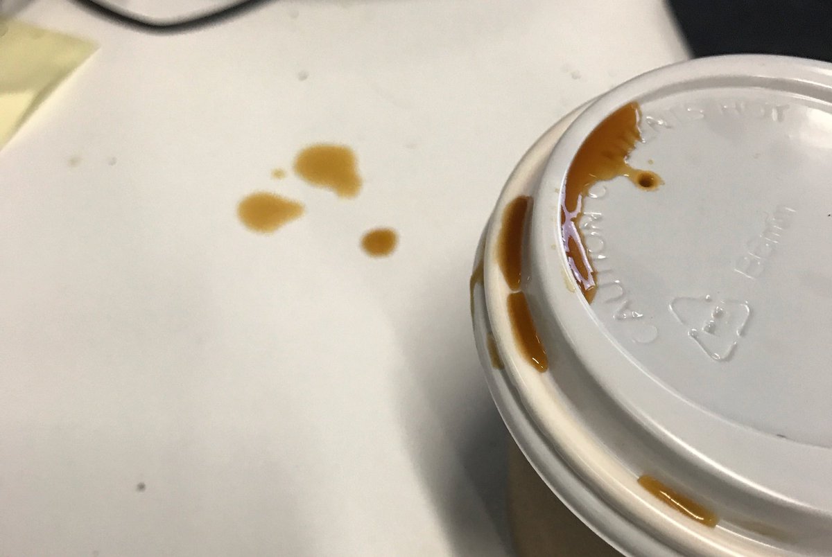 TweetingTimbo's tweet image. Great start to day (no, seriously it was).
Coffee knocked over; lid stayed on ☕️😊
Confirmed 2nd interview for potential new job #dirtnerd 👌🏼