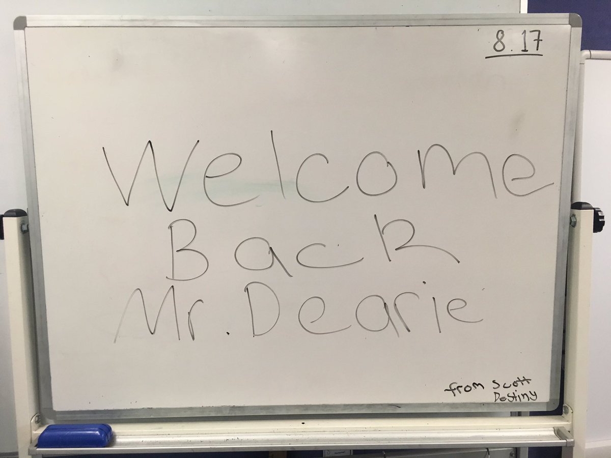 My first 3 week block is almost over. I took one day off for uni and came back to welcome back messages. Feeling special #acuedu_p