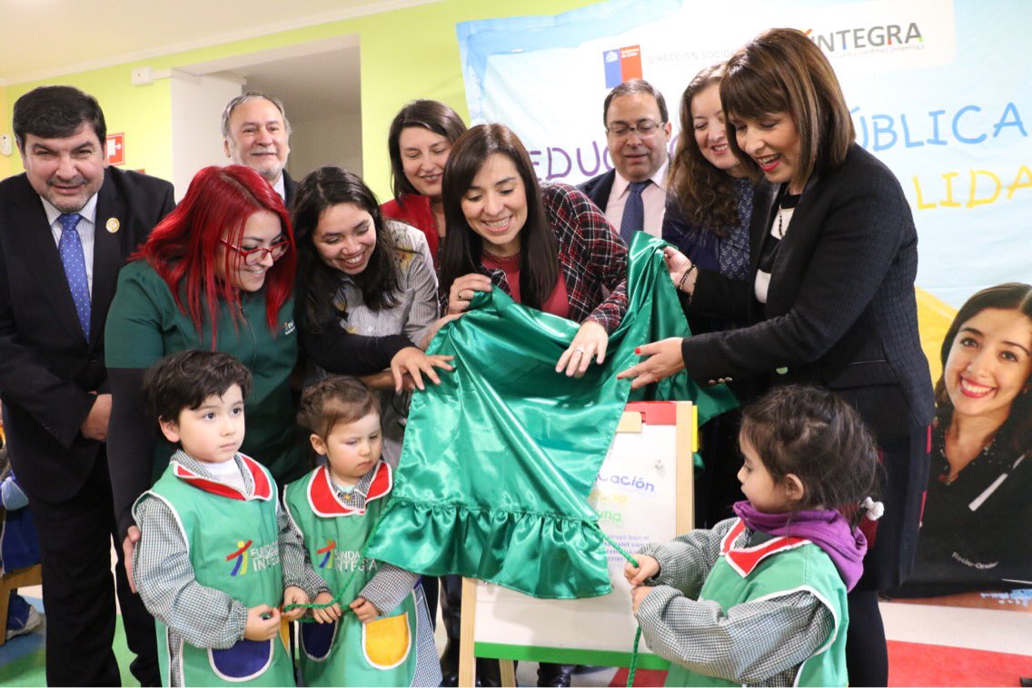 DPRBiobio's tweet photo. Nueva Sala Cuña y Jardín Infantil inauguró Integra en #Chigte. para 124 niñas y niños en presencia de directora ejecutiva y Gob.Andrea Muñoz https://t.co/RRCQjvaT5v